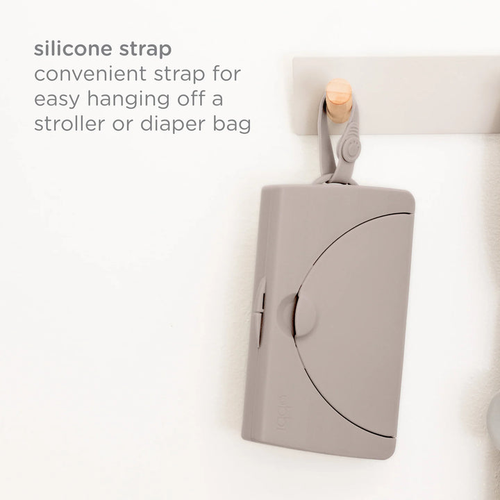 Ubbi On-the-go Wipes Dispenser (Taupe)