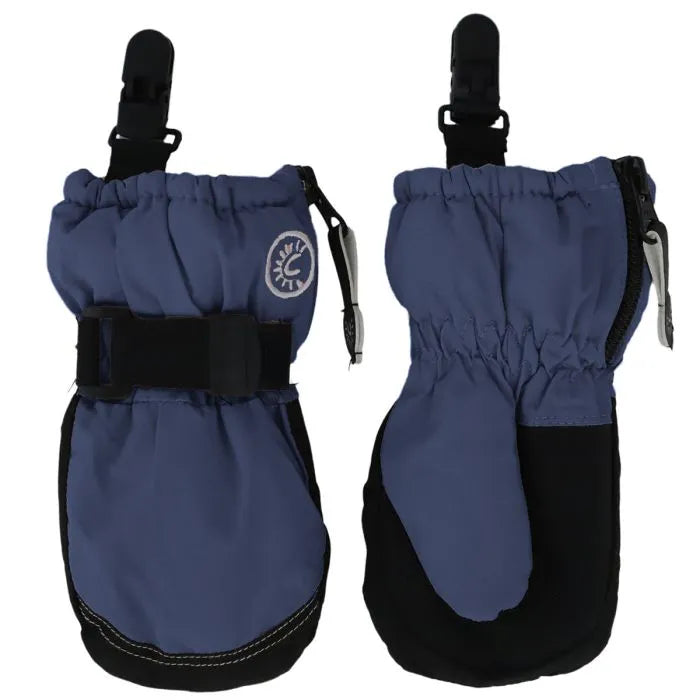 Calikids W0122 Mitten with Clips (Blue)