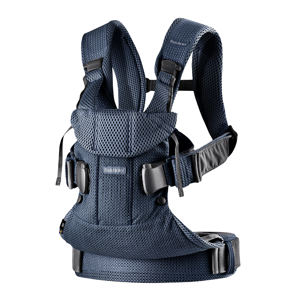 Baby Bjorn Baby Carrier One Air 3D Mesh Navy Blue babyandme babyandme Kelowna Store