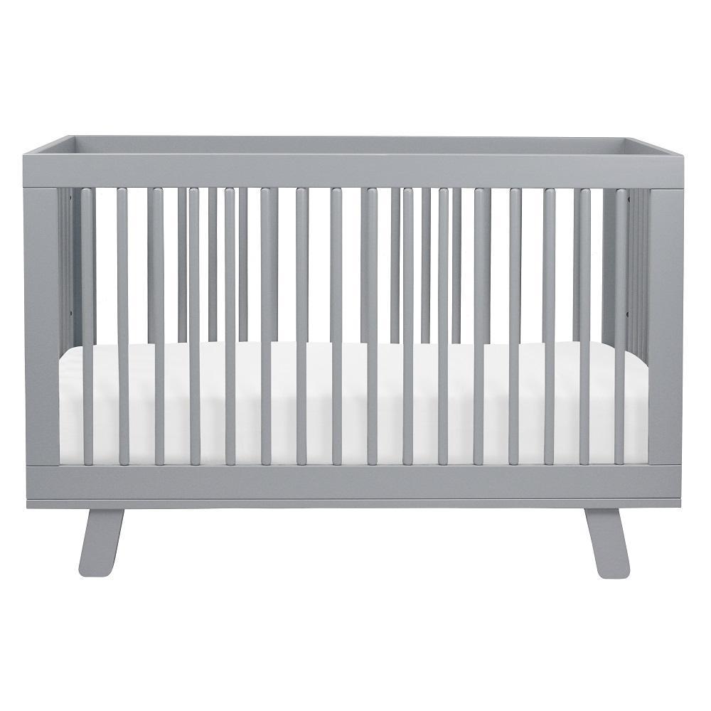 Babyletto Hudson 3-in-1 Crib with Toddler Bed Conversion Kit (Grey) IN-STOCK-Nursery-Million Dollar Baby-028453 GY-babyandme.ca