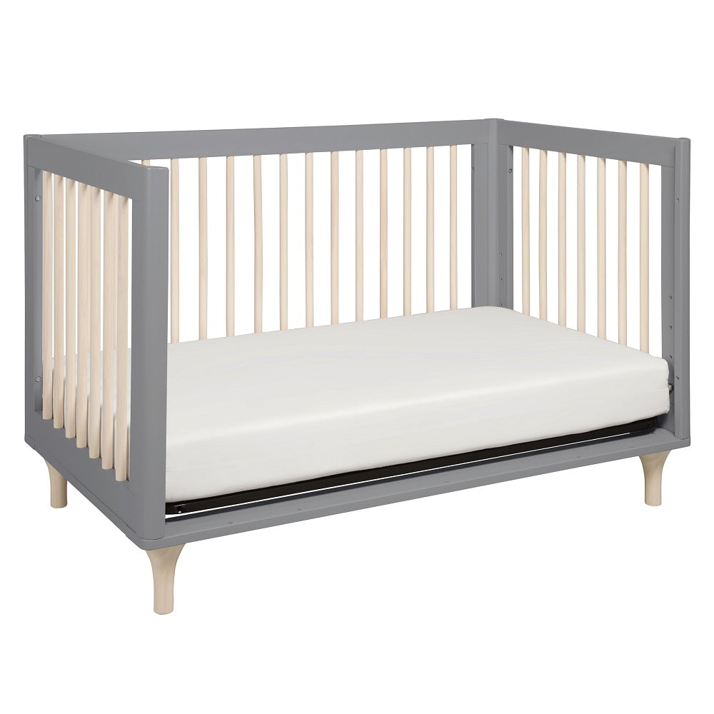 Babyletto Lolly 3-in-1 Crib with Toddler Bed Conversion Kit (Grey/Washed Natural) IN-STOCK-Nursery-Million Dollar Baby-030966 GY-babyandme.ca