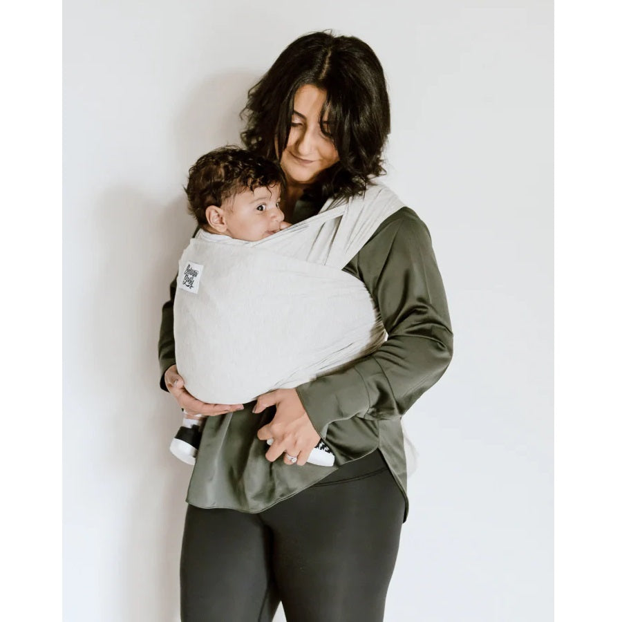 Beluga Baby The Beluga Wrap (The Rachel - Light Grey Heather)-Gear-Beluga Baby-030923 RA-babyandme.ca