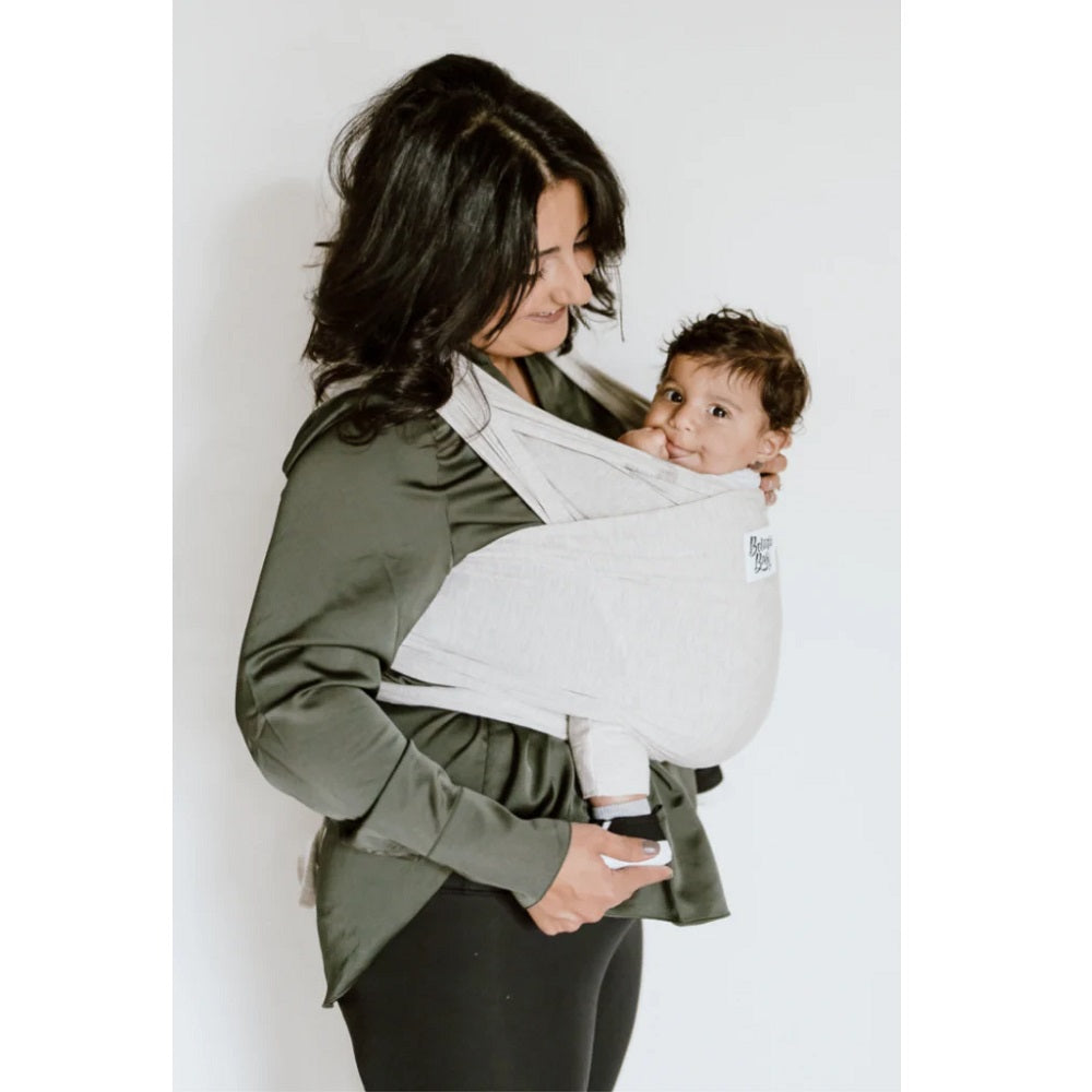 Beluga Baby The Beluga Wrap (The Rachel - Light Grey Heather)-Gear-Beluga Baby-030923 RA-babyandme.ca