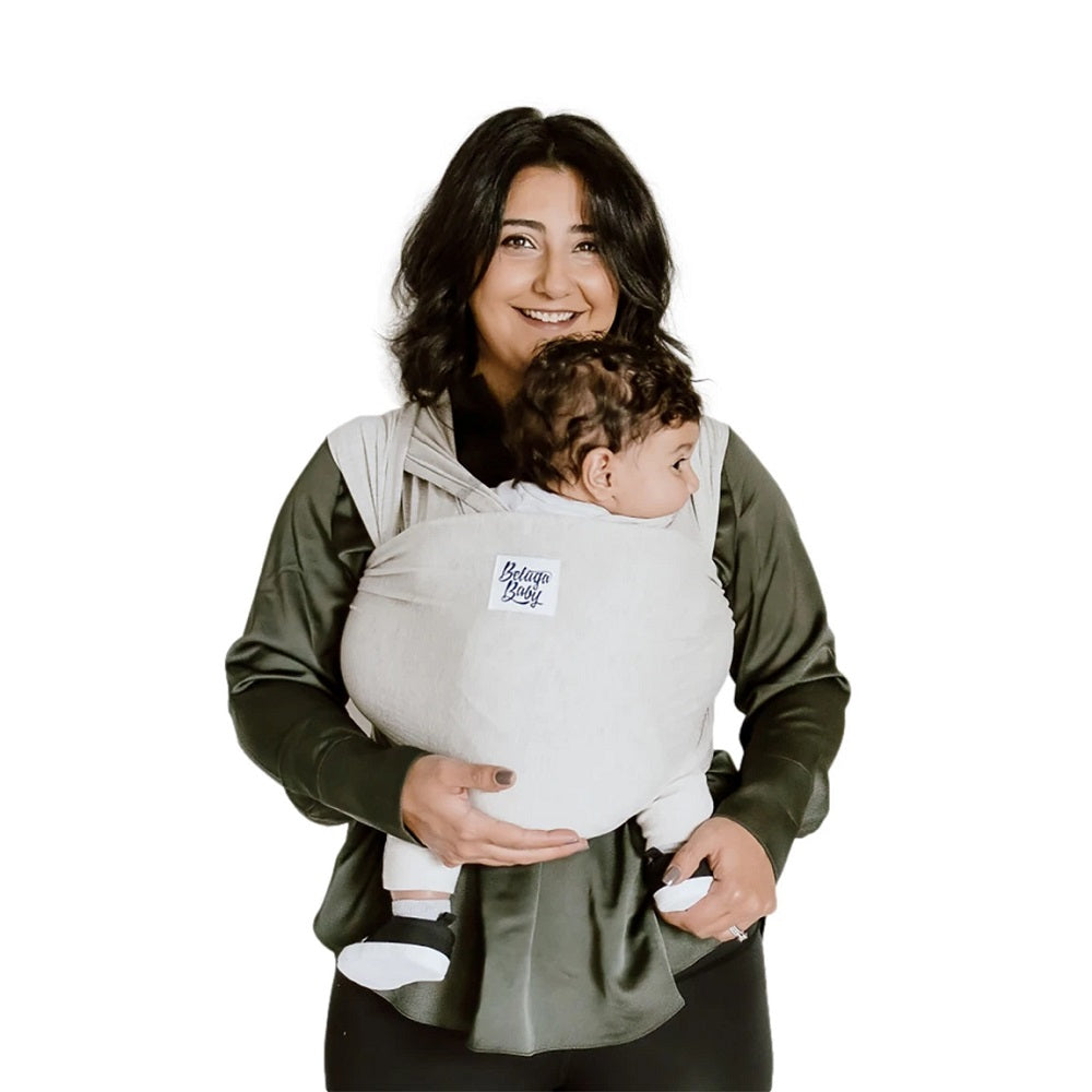 Beluga Baby The Beluga Wrap (The Rachel - Light Grey Heather)-Gear-Beluga Baby-030923 RA-babyandme.ca