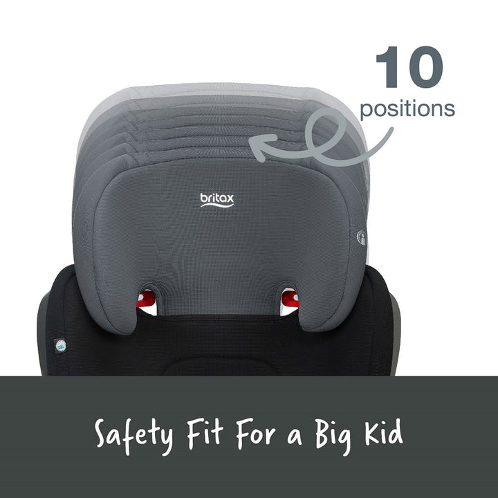 Britax Highpoint 2-Stage Belt-Positioning Booster (SafeWash Black Ombre)-Gear-Britax-026899 BK-babyandme.ca