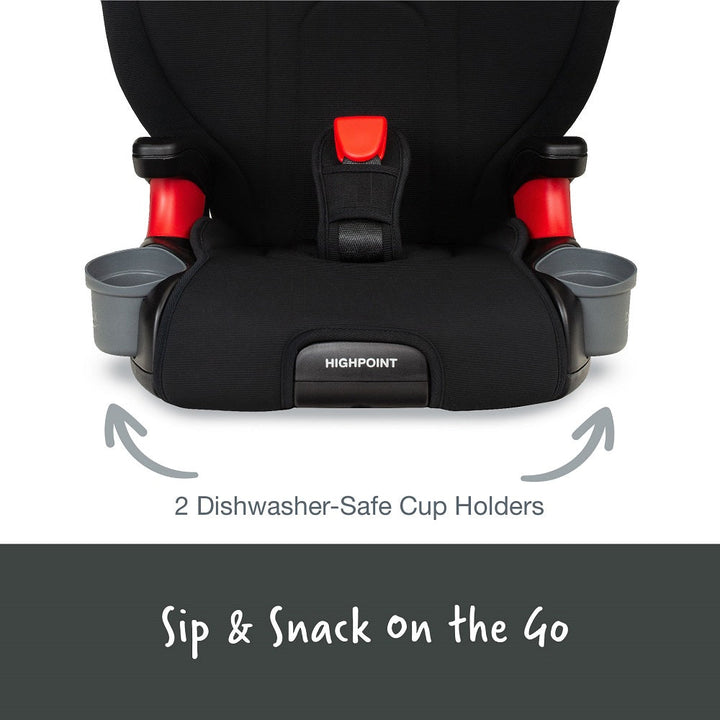Britax Highpoint 2-Stage Belt-Positioning Booster (SafeWash Black Ombre)-Gear-Britax-026899 BK-babyandme.ca