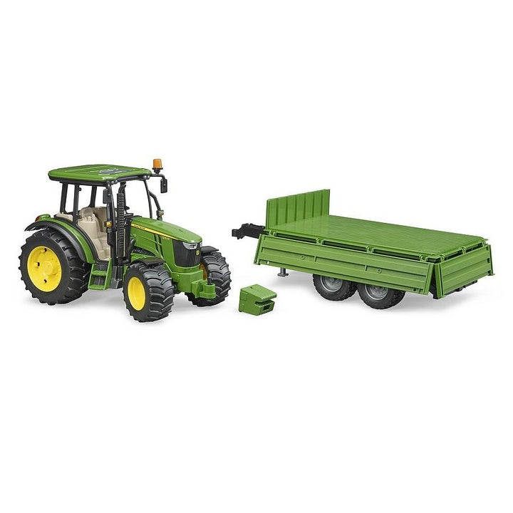 Bruder John Deere 5115M with Tipping Trailer-Toys & Learning-Bruder-030381-babyandme.ca