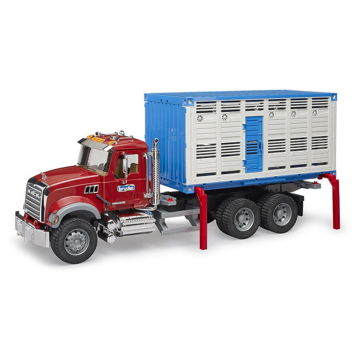 Bruder MACK Granite Cattle Transportation Truck with 1 Cattle - IN STORE PICK UP ONLY-Toys & Learning-Bruder-031366-babyandme.ca