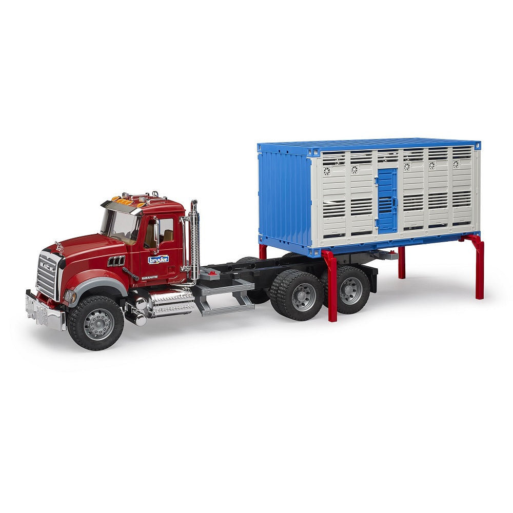 Bruder MACK Granite Cattle Transportation Truck with 1 Cattle - IN STORE PICK UP ONLY-Toys & Learning-Bruder-031366-babyandme.ca