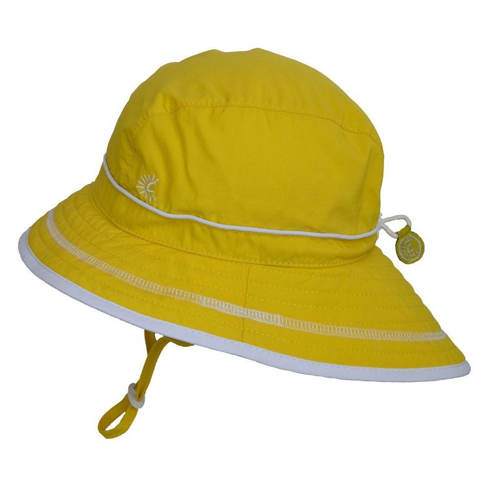 Calikids S1716 UV Beach Hat (Yellow)-Apparel-Calikids--babyandme.ca