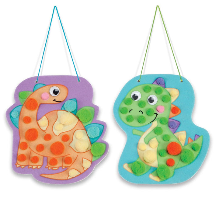 Creativity for Kids Sensory Pompom Pictures (Dinosaurs)-Toys & Learning-Creativity for Kids-031202 DI-babyandme.ca