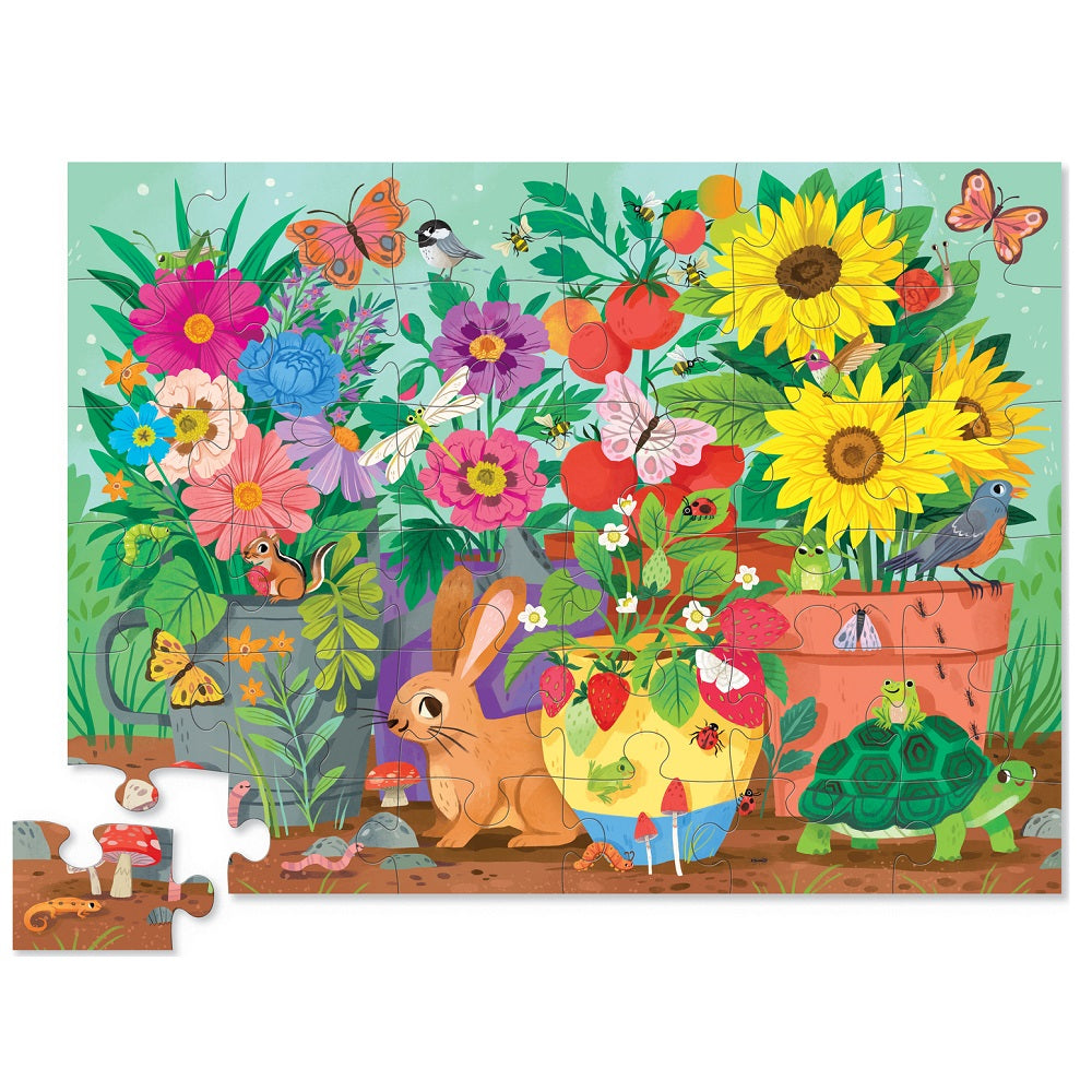 Crocodile Creek 36Piece Floor Puzzle (Garden Friends) babyandme.ca