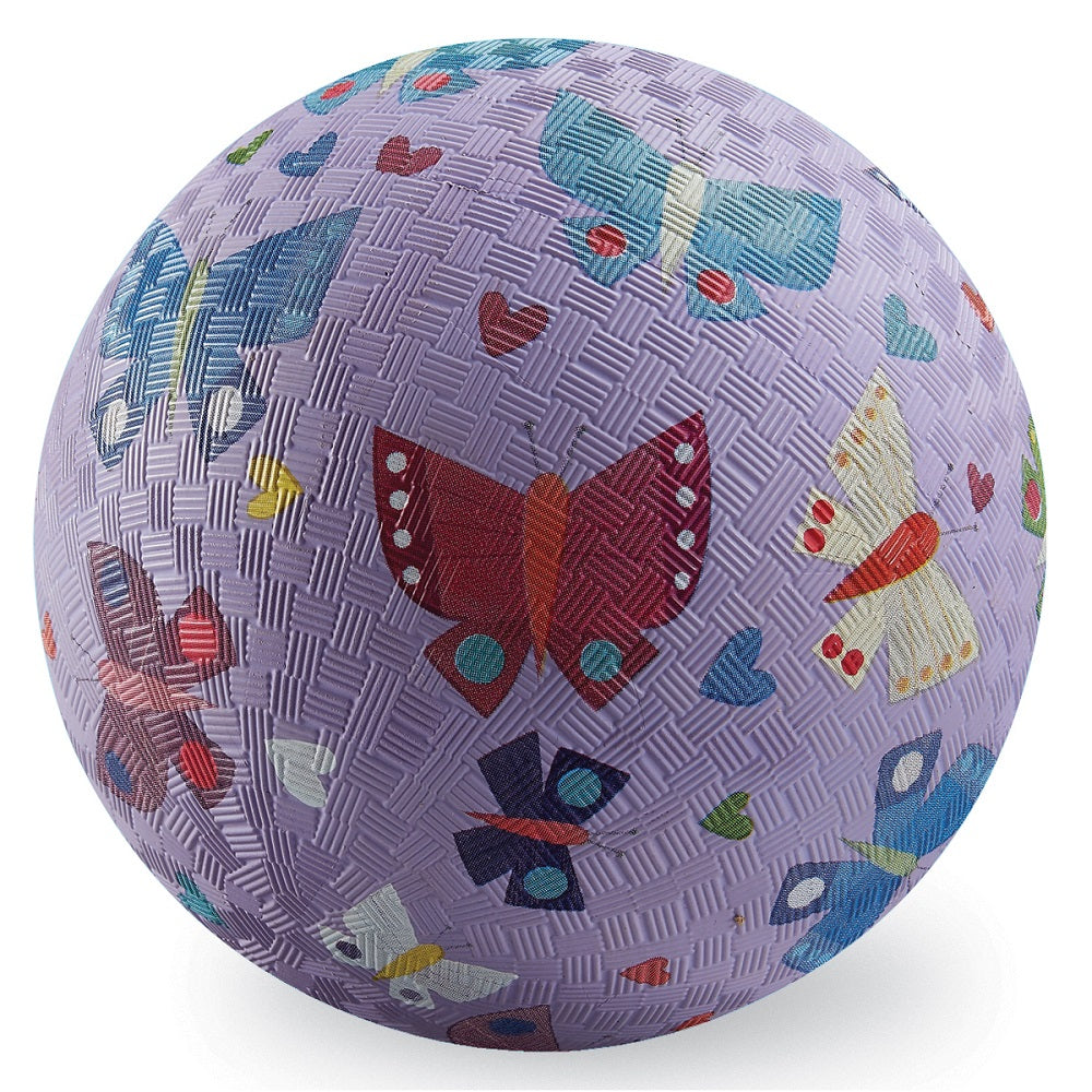 Crocodile Creek 7" Playground Ball (Butterfly Garden)-Toys & Learning-Crocodile Creek-031136 BG-babyandme.ca