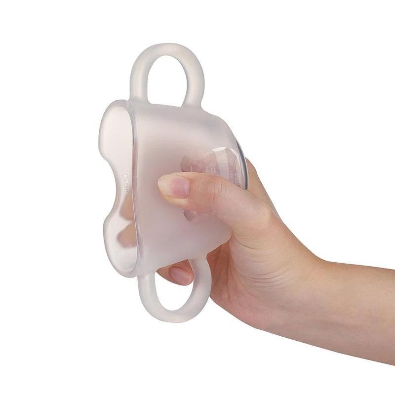 Haakaa Silicone Baby Drinking Cup (Sueva Grey)-Feeding-Haakaa-030090 GY-babyandme.ca