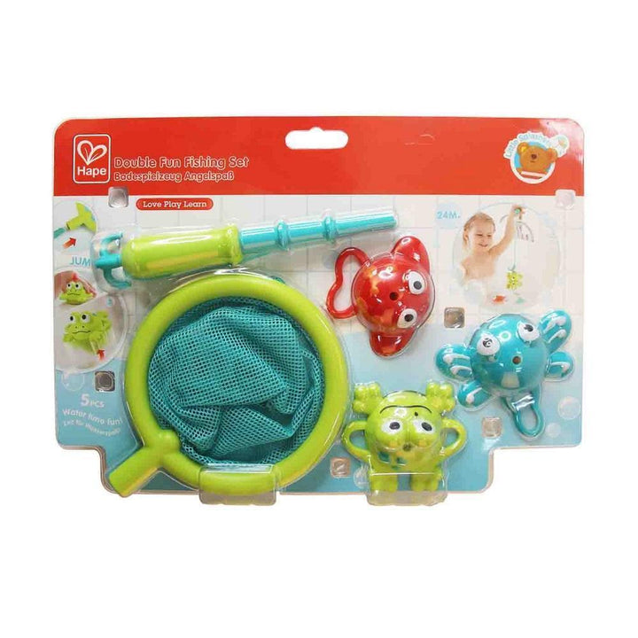 Hape Double Fun Fishing Set-Bath-Hape-027001-babyandme.ca