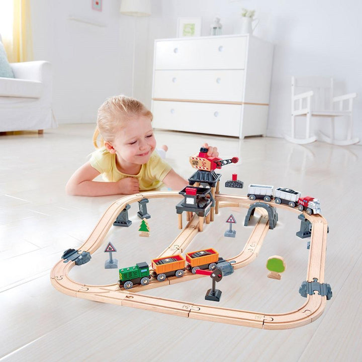 Hape Mining Loader Set-Toys & Learning-Hape-025469-babyandme.ca