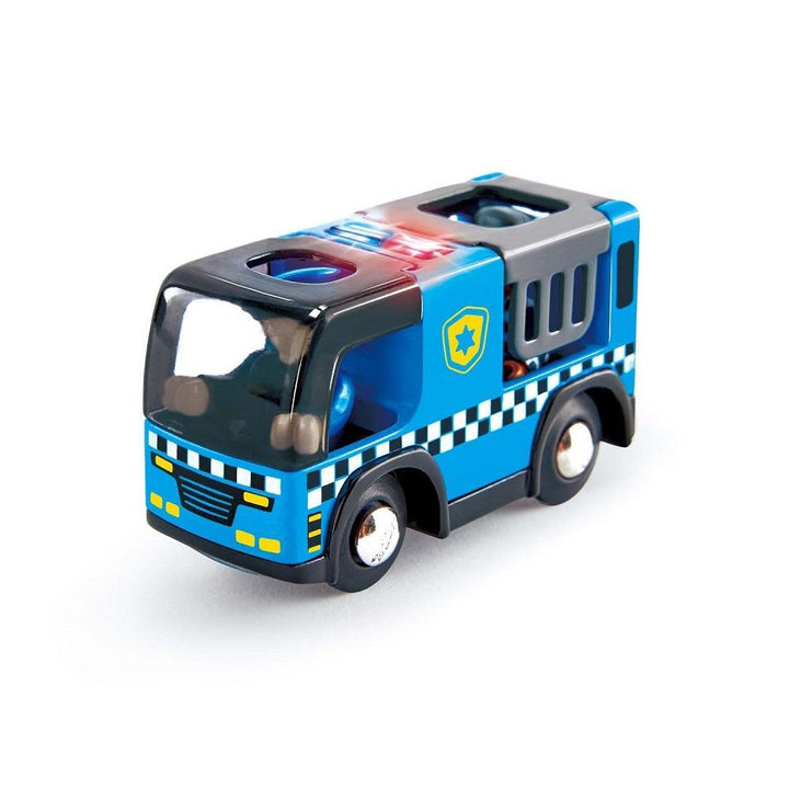 Hape Police Car with Siren-Toys & Learning-Hape-026214 PL-babyandme.ca