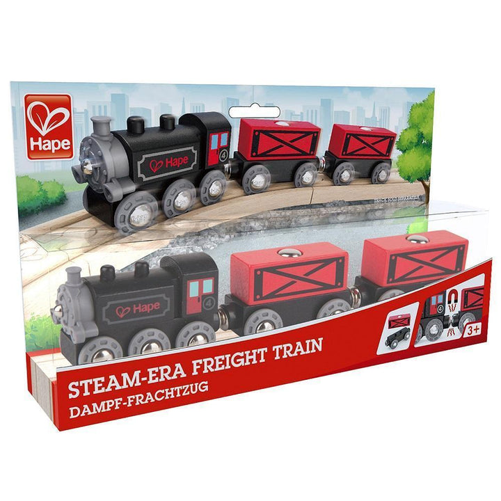 Hape Steam-Era Freight Train-Toys & Learning-Hape-023663-babyandme.ca