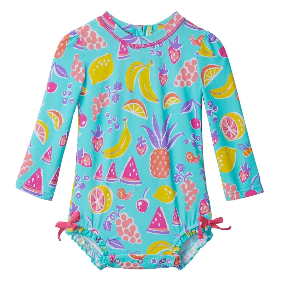 Hatley Baby One-Piece Rashguard Swimsuit (Fresh Fruits)-Apparel-Hatley--babyandme.ca