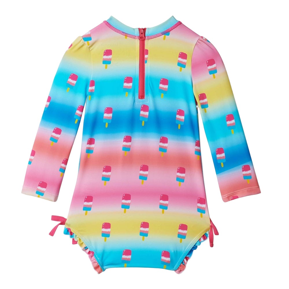 Hatley Baby One-Piece Rashguard Swimsuit (Sweet Treats)-Apparel-Hatley--babyandme.ca