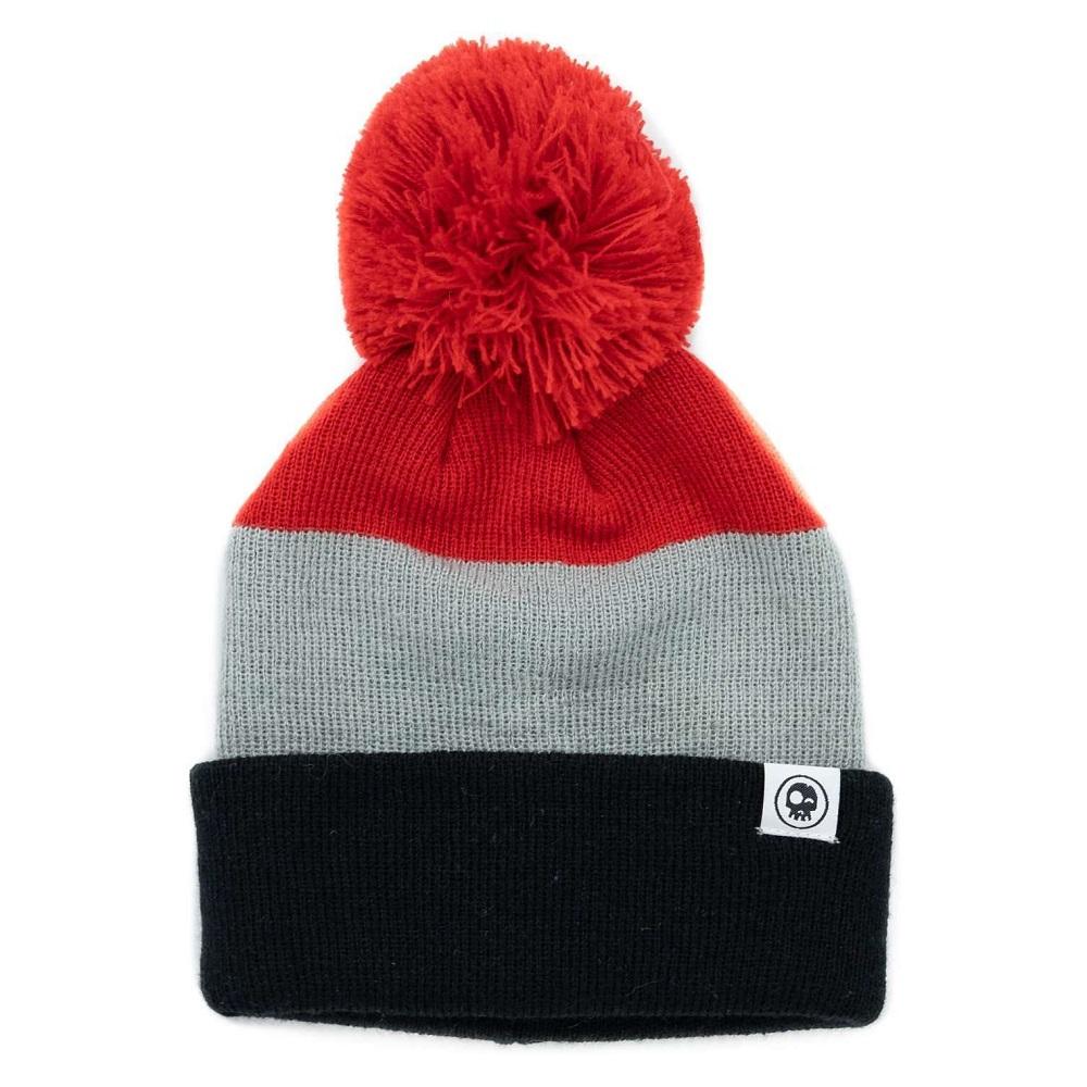 Headster Kids Tricolor Toque (Red)-Apparel-Headster Kids--babyandme.ca