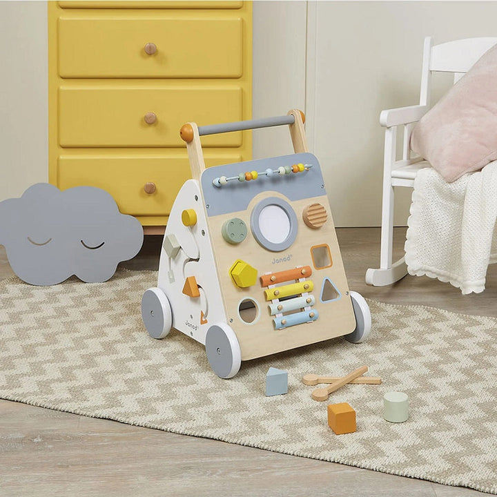 Janod Sweet Cocoon Multi-Activity Baby Walker-Toys & Learning-Janod-031273-babyandme.ca