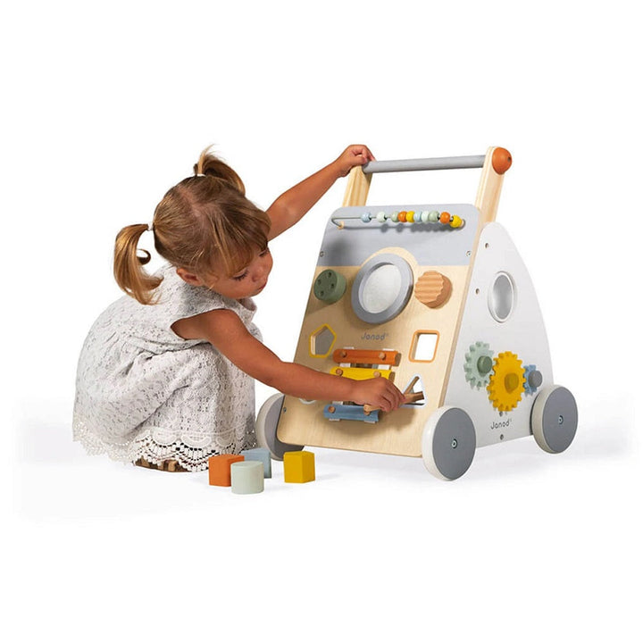 Janod Sweet Cocoon Multi-Activity Baby Walker-Toys & Learning-Janod-031273-babyandme.ca