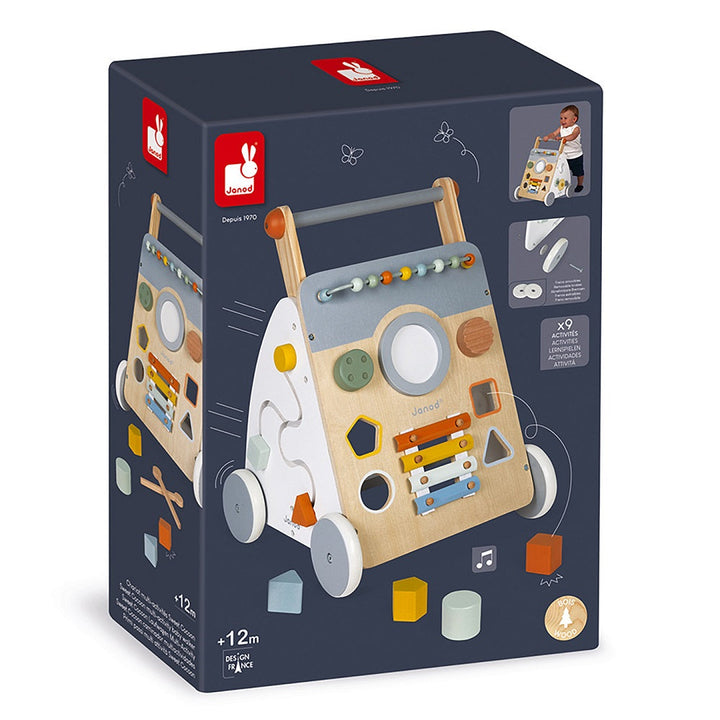 Janod Sweet Cocoon Multi-Activity Baby Walker-Toys & Learning-Janod-031273-babyandme.ca