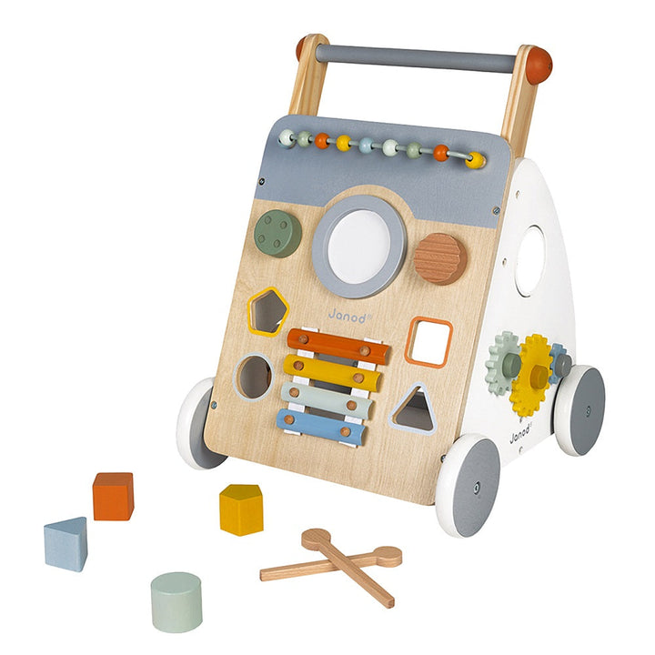 Janod Sweet Cocoon Multi-Activity Baby Walker-Toys & Learning-Janod-031273-babyandme.ca