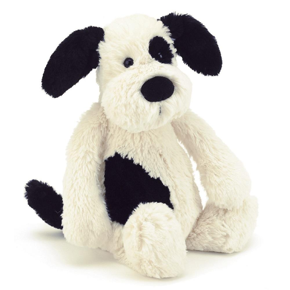 Jellycat Bashful Black & Cream Puppy (Huge)-Toys & Learning-Jellycat-025300 BP-babyandme.ca