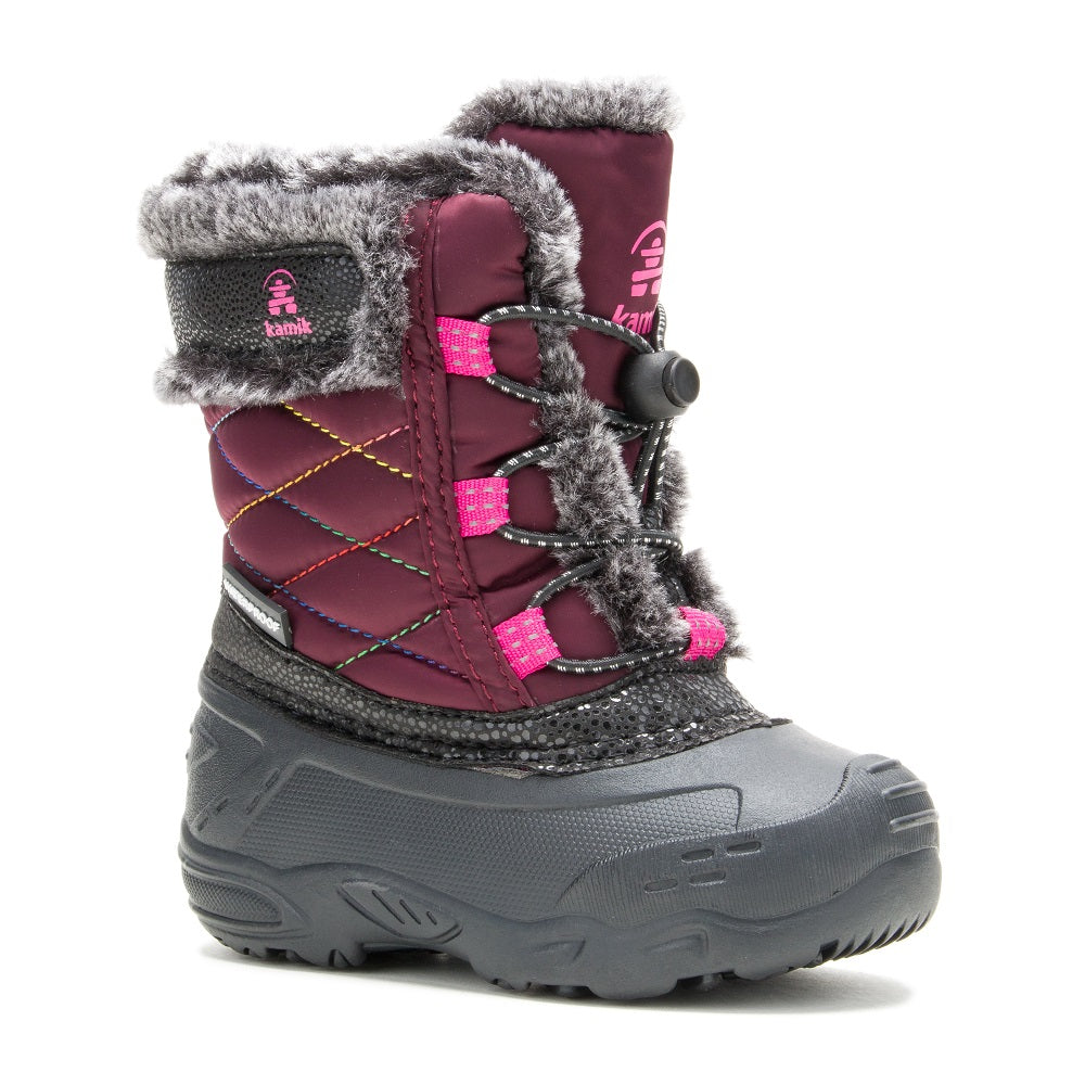 Kamik Star 2 T Winter Boot (Grape)-Apparel-Kamik--babyandme.ca