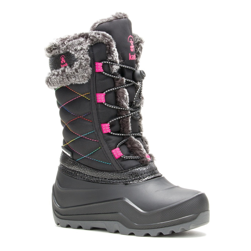Kamik Star 4 Winter Boot (Black)-Apparel-Kamik--babyandme.ca