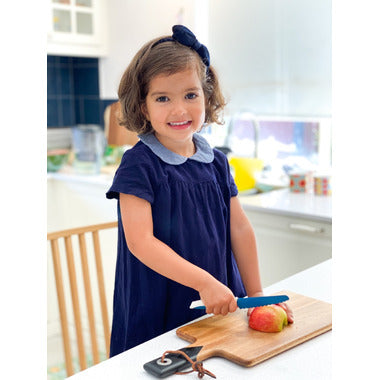 KiddiKutter Child Safe Knife (Blue)-Feeding-KiddiKutter-031534 BL-babyandme.ca