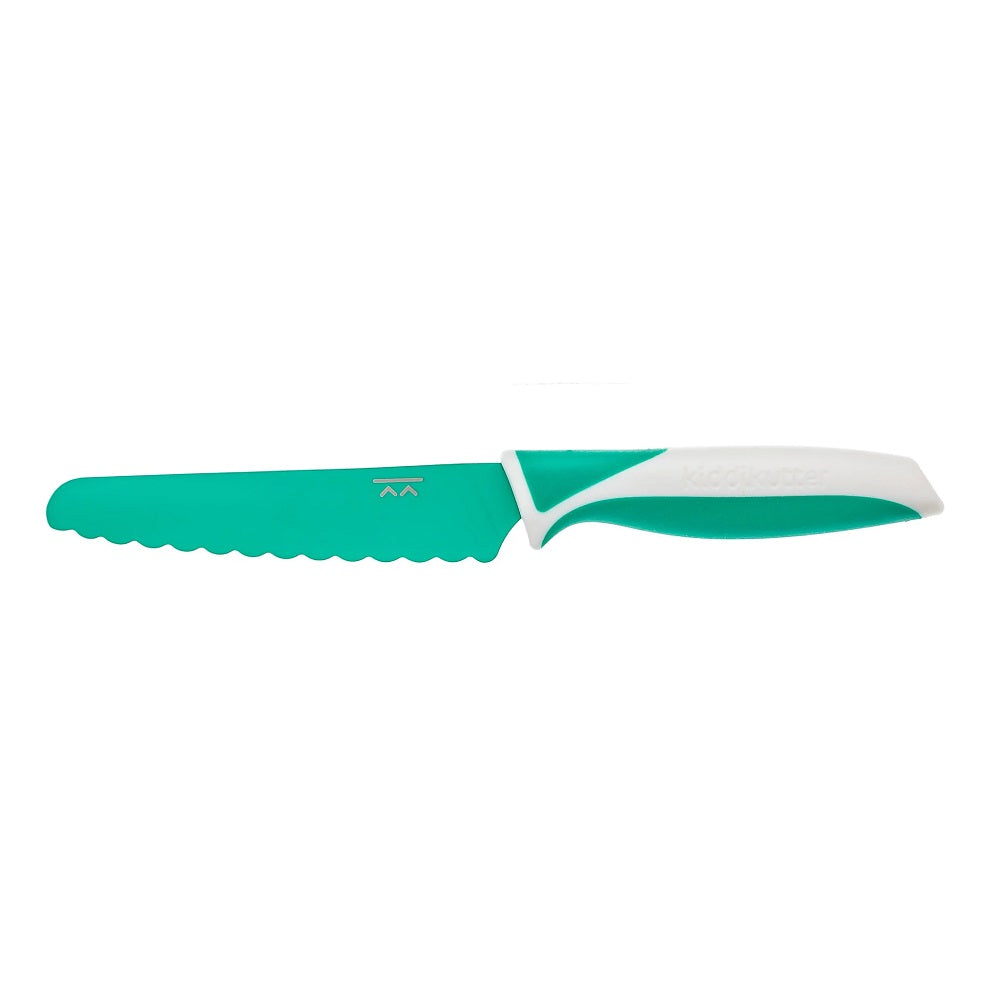 KiddiKutter Child Safe Knife (Green)-Feeding-KiddiKutter-031534 GN-babyandme.ca