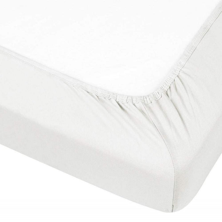 Kushies Organic Jersey Fitted Crib Sheet-Nursery-Kushies-White-003782 WH-babyandme.ca