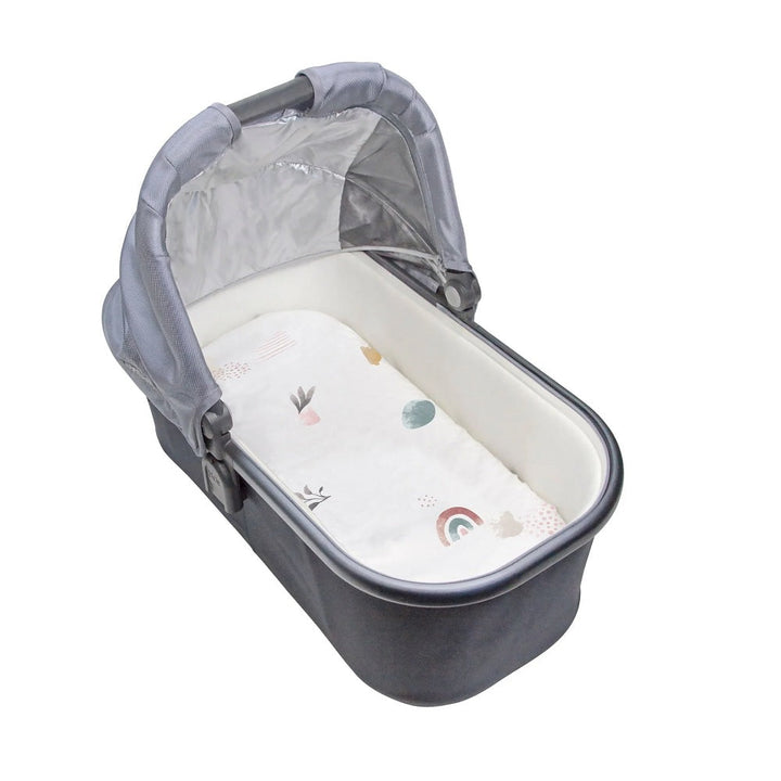 Kushies Percale Bassinet Sheet (Floral)-Nursery-Kushies-031665 FL-babyandme.ca