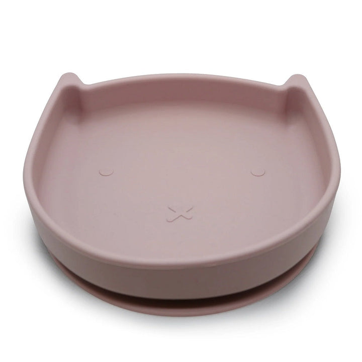 Kushies Silikitty Plate (Rose)-Feeding-Kushies-031074 RO-babyandme.ca