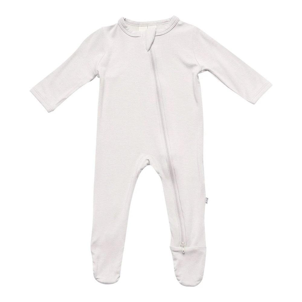 Kyte Baby Zippered Footie (Oat)-Apparel-Kyte Baby--babyandme.ca