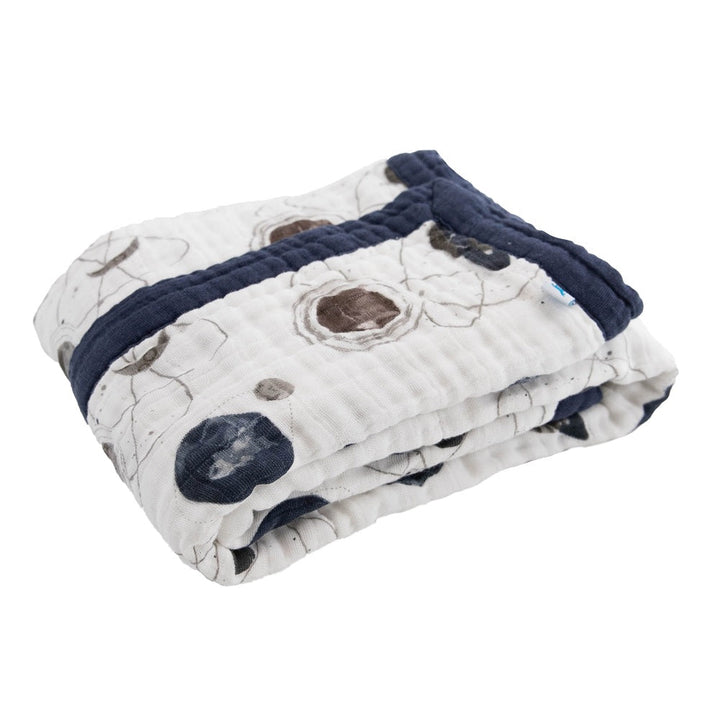 Little Unicorn Cotton Muslin Baby Quilt (Planetary)-Nursery-Little Unicorn-031331 PL-babyandme.ca