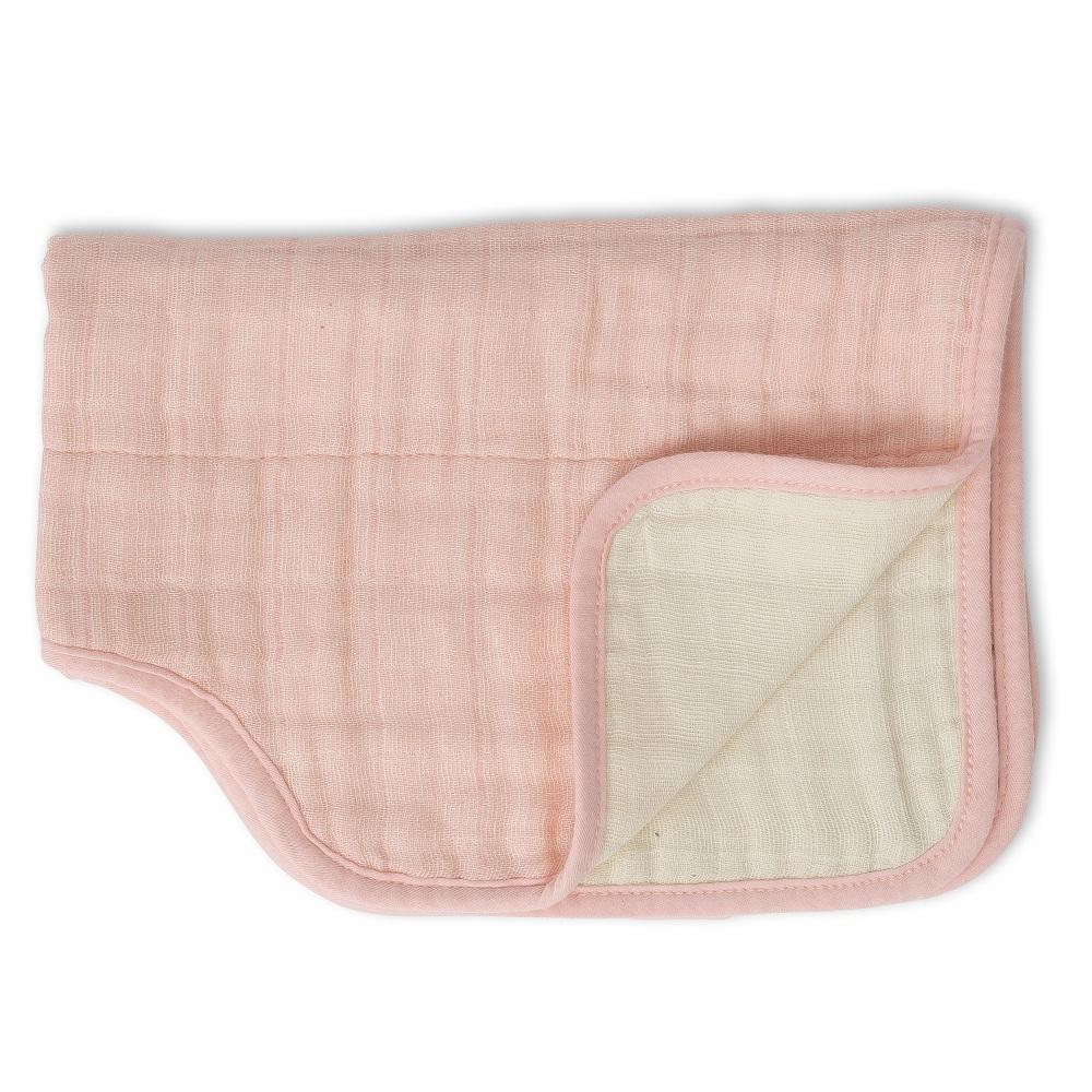 Little Unicorn Cotton Muslin Burp Cloth (Rose Petal)-Feeding-Little Unicorn-025875 RP-babyandme.ca