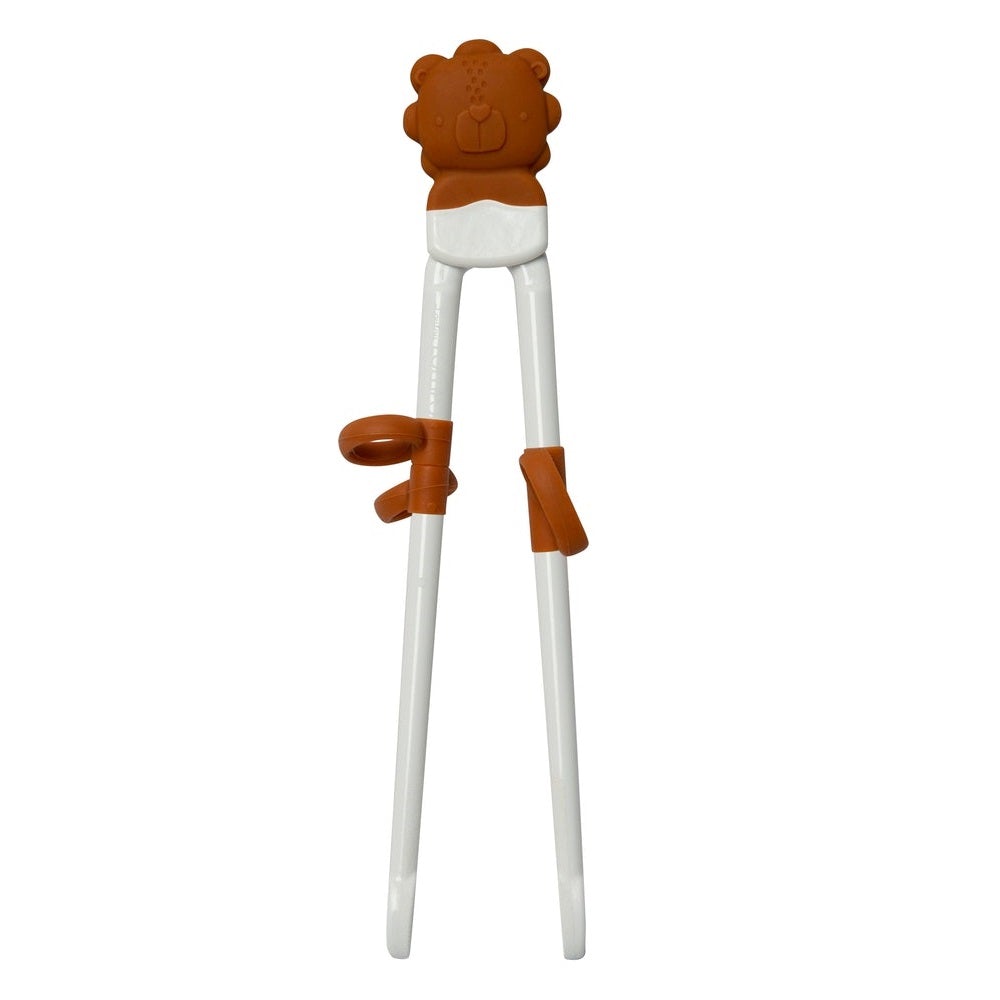 LouLou LOLLIPOP Chopsticks (Lion)-Feeding-LouLou LOLLIPOP-030641 LI-babyandme.ca