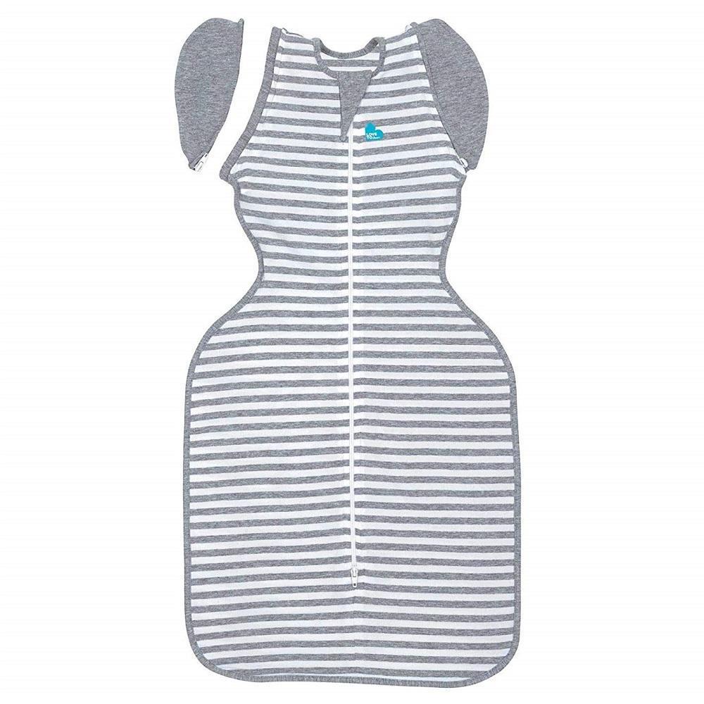 Love To Dream Swaddle Up Transition Bag 1 TOG (Grey)-Nursery-Love To Dream--babyandme.ca