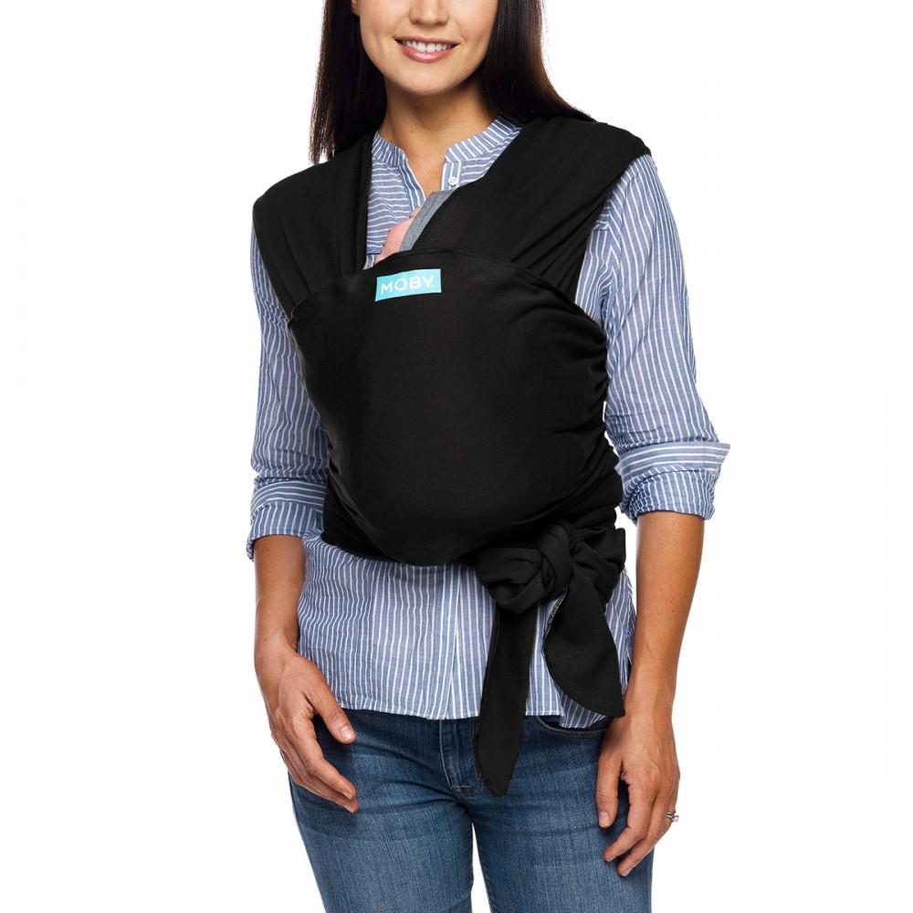 MOBY Wrap Evolution (Black)-Gear-MOBY-024810 BK-babyandme.ca