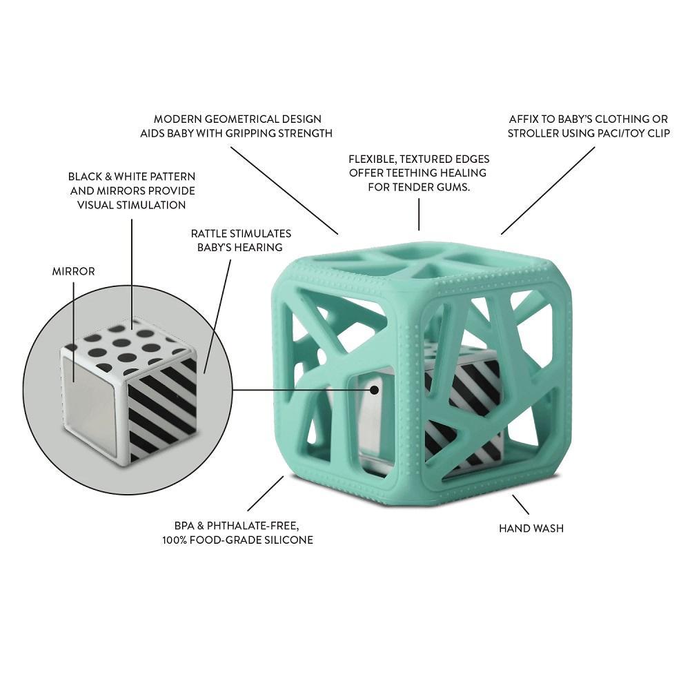 Malarkey Kids Chew Cube (Mint Green)-Health-Malarkey Kids-025731 MG-babyandme.ca