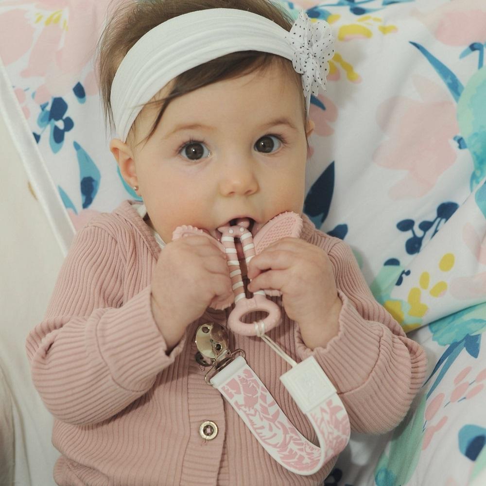 Malarkey Kids Toothbrush Teether (Butterfly)-Health-Malarkey Kids-030551 BF-babyandme.ca