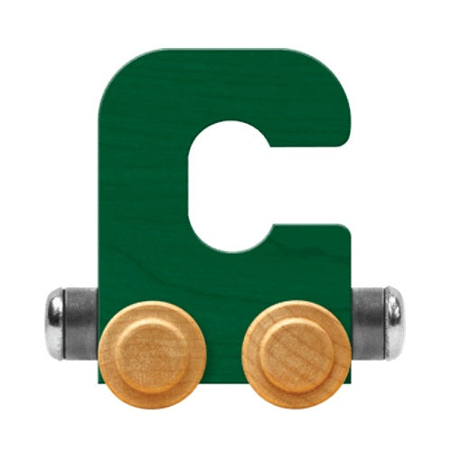 Maple Landmark Name Trains Bright Letter C-Toys & Learning-Maple Landmark-Green-002889 C GN-babyandme.ca