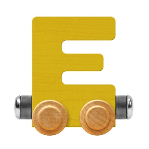 Maple Landmark Name Trains Bright Letter E-Toys & Learning-Maple Landmark-Yellow-002889 E YW-babyandme.ca