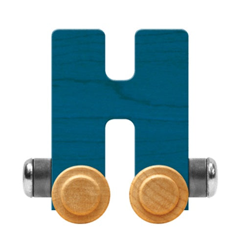 Maple Landmark Name Trains Bright Letter H-Toys & Learning-Maple Landmark-Blue-002889 H BL-babyandme.ca