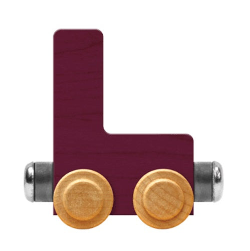 Maple Landmark Name Trains Bright Letter L-Toys & Learning-Maple Landmark-Purple-002889 L PU-babyandme.ca