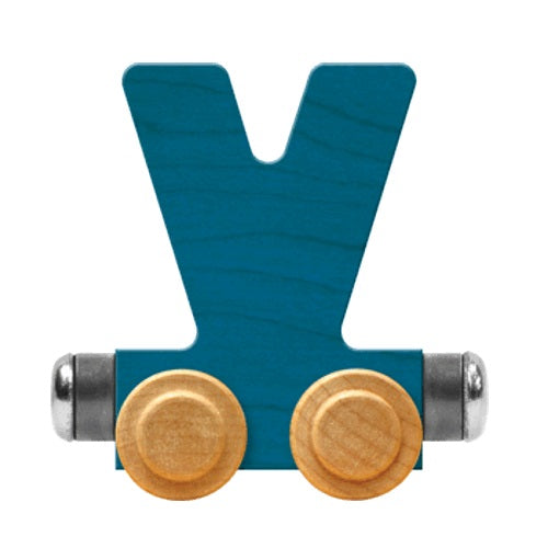 Maple Landmark Name Trains Bright Letter V-Toys & Learning-Maple Landmark-Blue-002889 V BL-babyandme.ca